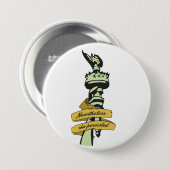 "Dennoch, bestand sie" Knopf fort Button (Vorne & Hinten)