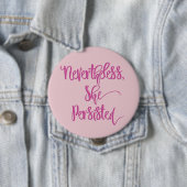 Dennoch bestand sie Knopf-Rosa fort Button (Beispiel)