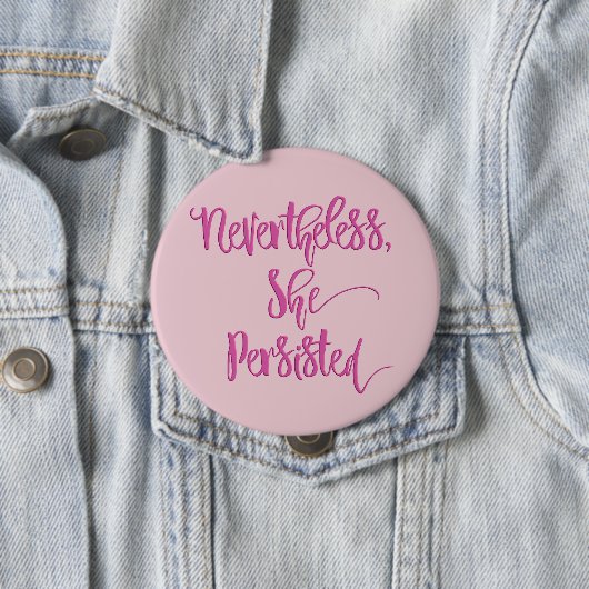 Dennoch bestand sie Knopf-Rosa fort Button (Beispiel)