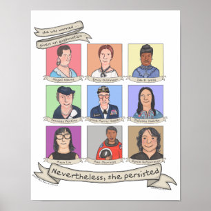 Dennoch bestand sie Plakat fort