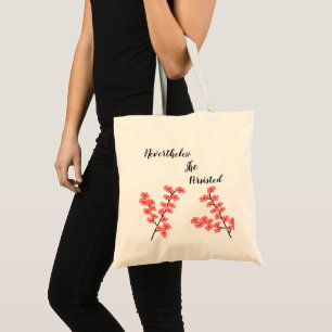Dennoch bestand sie Tasche fort