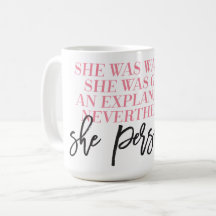 Dennoch bestand sie Tasse fort