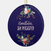 Dennoch bestand sie Verzierung fort Keramikornament (Links)