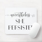 Dennoch bestand sie Zitat fort Mousepad (Mit Mouse)