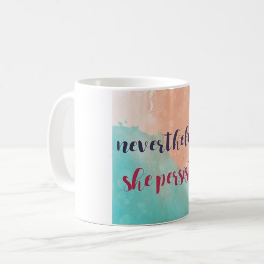 Dennoch besteht sie Tasse Elizabeth Waren fort (Vorderseite Links)