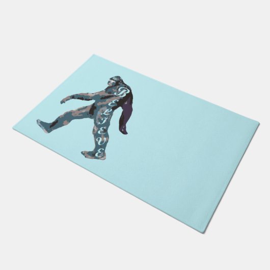 Dennoch glaube ich (Yeti) Fußmatte (Schrägansicht)