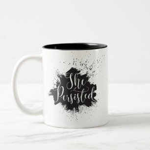 Dennoch… Sie bestand Tasse fort