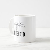 Dennoch tweetet er Covfefe'd COVFEFE Kaffeetasse (Vorderseite Links)