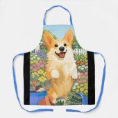 DENNY da Corgi   All-Over Print Schürze (Vorderseite)