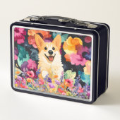 DENNY da CORGI Metall Brotdose (Rückseite)