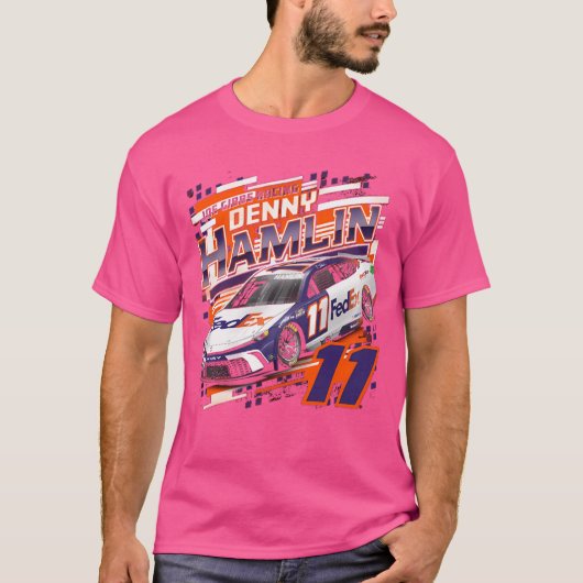 Denny Hamlin Black Draft T-Shirt (Vorderseite)