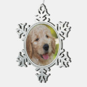 Denny Verzierung Schneeflocken Zinn-Ornament (Rechts)