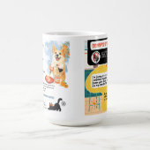 DENNY'S STUBBY WÜRSTCHEN Corgi Art Muse Rezept Kaffeetasse (Mittel)