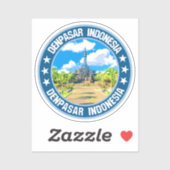 Denpasar Aufkleber (Blatt)