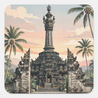 Denpasar Bali Aufkleber