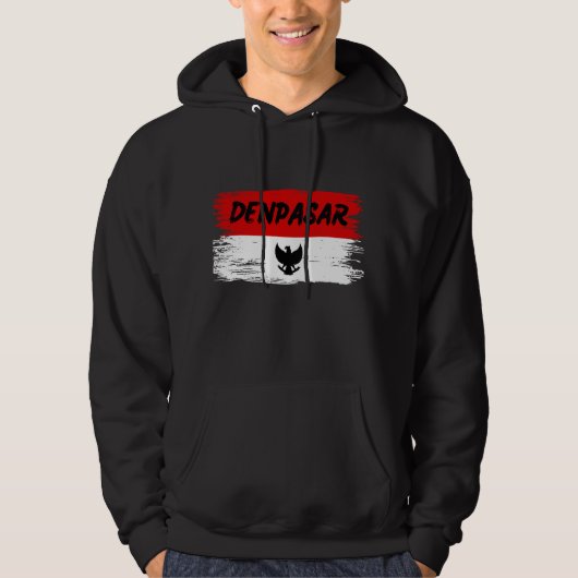 Denpasar Indonesien Hoodie (Vorderseite)