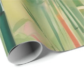 Dense Bamboo Forest at Sunset Geschenkpapier (Rolleneckpunkt)