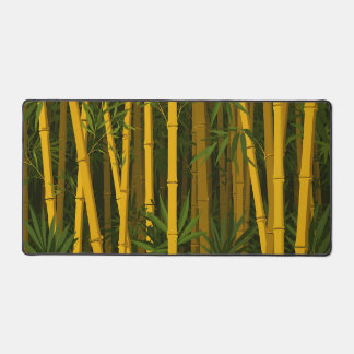 Dense Bamboo Forest Illustration Schreibtischunterlage