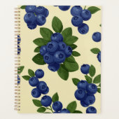 Dense Blueberry Nahtloses Muster Planer (Vorderseite)