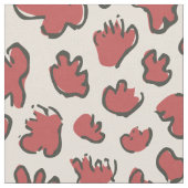 Dense Organic Terrazzo | Abstract Faded Rust Red Stoff (Nahaufnahme)