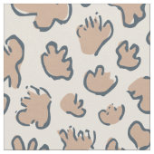 Dense Organic Terrazzo | Abstract Terracotta  Stoff (Nahaufnahme)