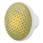 Density Design - Gelb & Blau - Schublade Keramikknauf (Rechts)