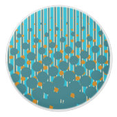 Density Design - Turquoise&Orange - Drawer Known Keramikknauf (Vorderseite)