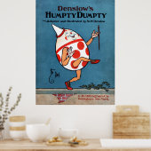 Denslow's Humpty Dumpty Book Cover Canvas Print 30 Poster (Küche)