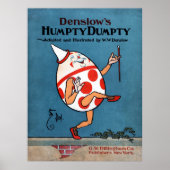 Denslow's Humpty Dumpty Book Cover Canvas Print 30 Poster (Vorne)