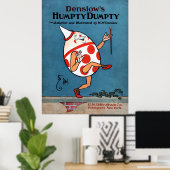 Denslow's Humpty Dumpty Book Cover Poster auf Canv (Heimbüro)