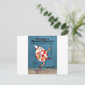 Denslow's Humpty Dumpty Vintag Book Cover Postkarte (Stehend Vorderseite)