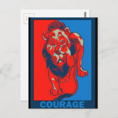 Denslow's Wizard of Oz: Mut Postkarte (Vorne/Hinten)