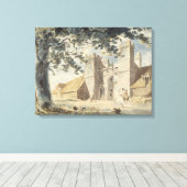 Dent de Lion, Margate, c.1791 (w/c über Grafit w Leinwanddruck (Insitu (Holzboden))