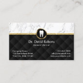 Dental Appointment Moderner Marmor Luxus Zahnarzt Terminkarte (Vorderseite)