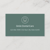 Dental Appointment Reminder Cards for Clinics Terminkarte (Vorderseite)