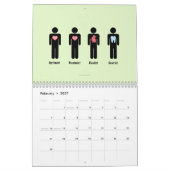 Dental Art & Spaß Jahreskalender Kalender (Feb 2027)