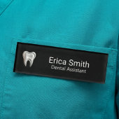 Dental Assistance Dentist Tooth Logo Namenschild