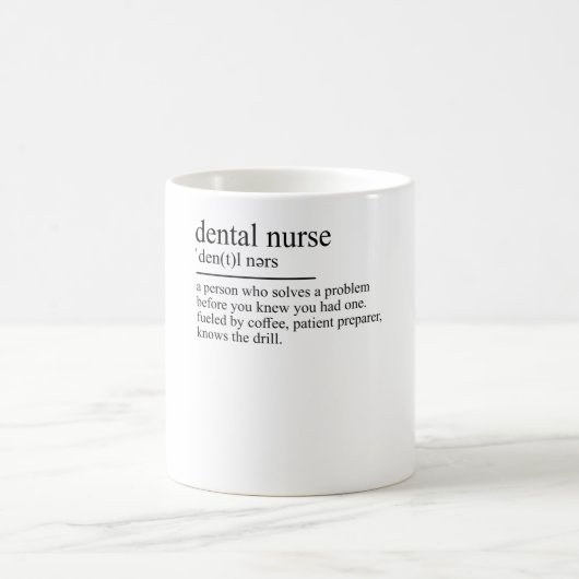Dental Assistant Dentist Definition ZFA Dentist Kaffeetasse (Mittel)