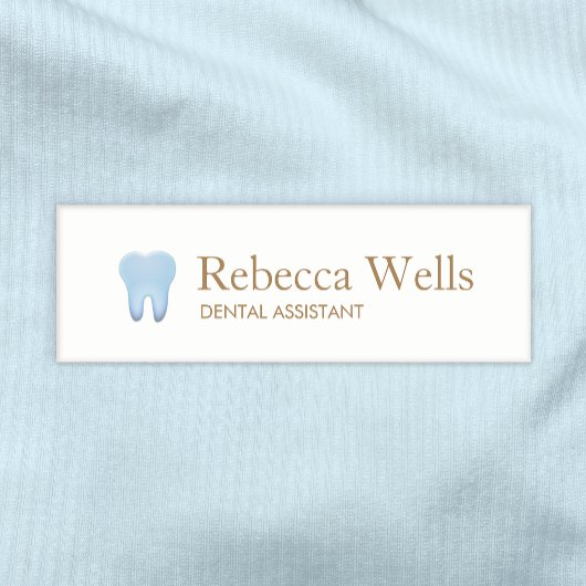 Dental Assistant Dentist Tooth Logo Namenschild