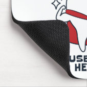 Dental Assistant Funny Heroes Zitat Mousepad (Ecke)