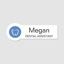 Dental Assistant Modern Name Tag Professional  Namensschild