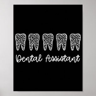 Dental Assistant Ohrfeigen für Assistent Dentist Poster