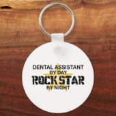 Dental Assistant Rock Star Schlüsselanhänger (Vorderseite)