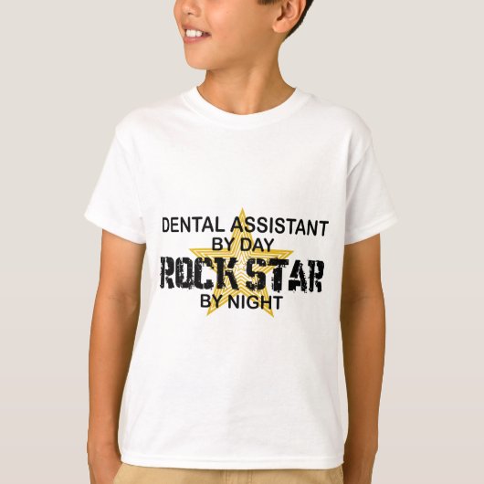 Dental Assistant Rock Star T-Shirt (Vorderseite)