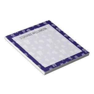 Dental Beruflich und Student Tooth Pattern Notizblock