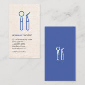 Dental Beruflich Visitenkarte (Vorne/Hinten)