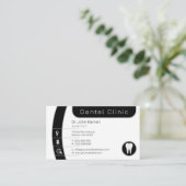 Dental | Berufliche Zahnklinik Terminkarte (Stehend Vorderseite)