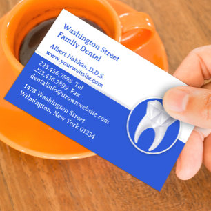 Dental Business Card mit Terminabsprache Terminkarte