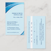 Dental Business Card mit Terminierung Terminkarte (Vorne/Hinten)