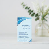 Dental Business Card mit Terminierung Terminkarte (Stehend Vorderseite)